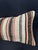 Turkish Hemp Pillow Cushion Natural Beige Black Cushion Cover 14"x40" For Sale - Image 4 of 4