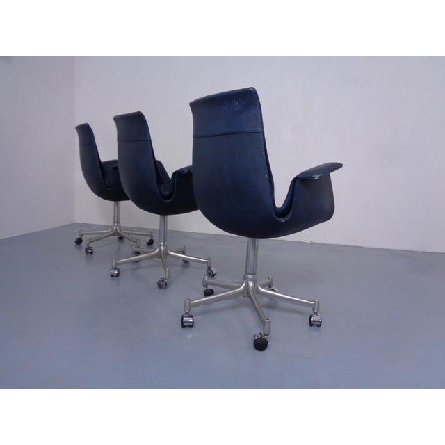 1960s Modell 6727 Bird Chairs from Preben Fabricius & Jørgen Kastholm for Kill International, 1960s, Set of 3 For Sale - Image 5 of 18