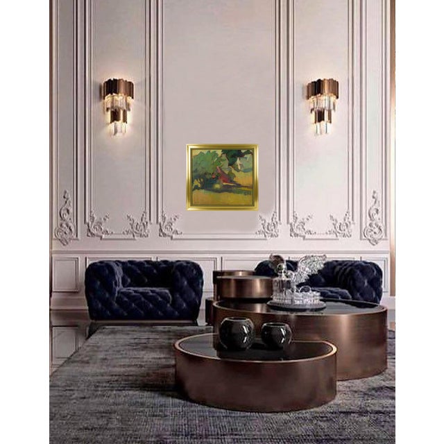 In the English Countryside Oil on Canvas Painting by R. Boughton, Circa 1950 For Sale - Image 12 of 17