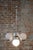 Art Deco Chandelier in Chrome-Plated Steel and Opal Glass, Czech, 1920s For Sale - Image 13 of 14