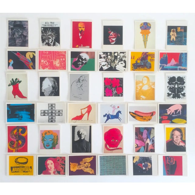 Vintage Andy Warhol Collector's Pop Art Trading Cards - Boxed Set of 36 For Sale - Image 10 of 13