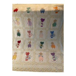 1920 American Quilt Cotton. Adorable Colors and Design. A Great Piece of Americana and American History.