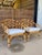 Tan Mid-Century Rattan Barrel Lounge Chairs With New Sunbrella Cushions-Pair For Sale - Image 8 of 12