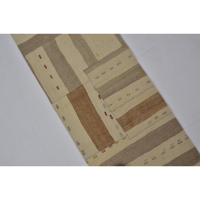 1960s Neatrul Vintage Kilim Runner Rug For Sale - Image 5 of 10