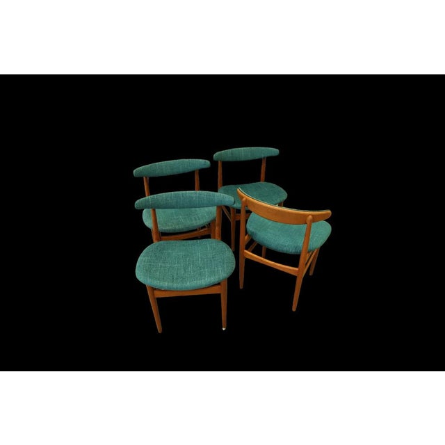 Wood Danish Teak Dining Chairs by Knud Faerch, 1960s, Set of 4 For Sale - Image 7 of 18
