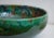 Handmade Green Ceramic Round Bathroom Sink - TerraFez For Sale - Image 4 of 11