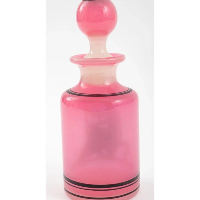 Late 19th Century Frederick Carder for Steuben Attributed Silhouette Rose Quartz Perfume Bottle For Sale In New York - Image 6 of 6