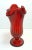 Mid 20th Century Red Art Glass Deco Vase For Sale In Little Rock - Image 6 of 9