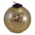 Gold Blown Glass Kugel 4" Ornament For Sale
