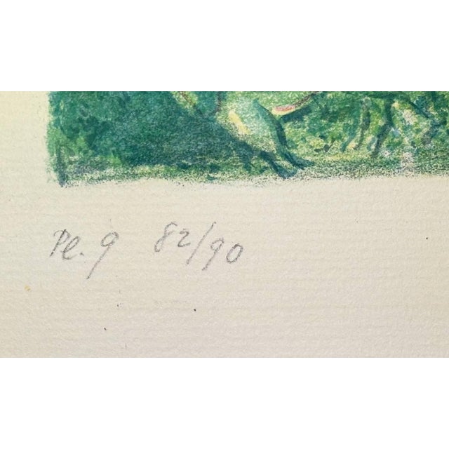 Marc Chagall, Abdullah Discovered before Him\., from the Arabian Nights, 1948, Lithograph For Sale - Image 3 of 5