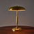 Mid-Century Modern 1940s Giovanni Michelucci Patinated Brass Adjustable Banker Lamp for Lariolux For Sale - Image 3 of 18