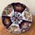 Antique Japanese Imari Porcelain Scalloped Hand Painted Plate Meiji Period (1868-1912) For Sale - Image 9 of 11