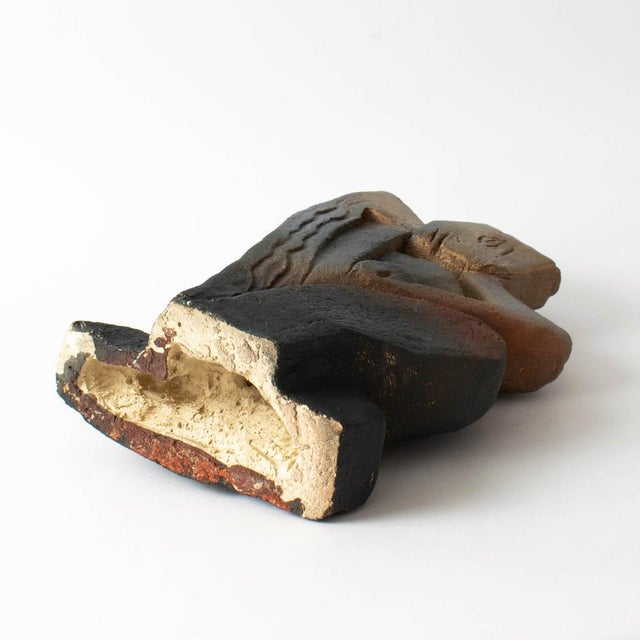 Abstract Figure in Ceramic, 1980s For Sale - Image 9 of 10