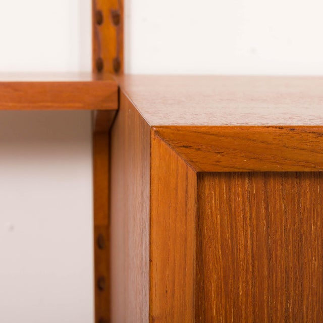 Large Teak Wall Unit by Poul Cadovius for Cado, 1960s For Sale - Image 12 of 18