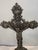 Mid 20th Century Gorgeous Free Standing Pewter Crucifix For Sale - Image 5 of 10