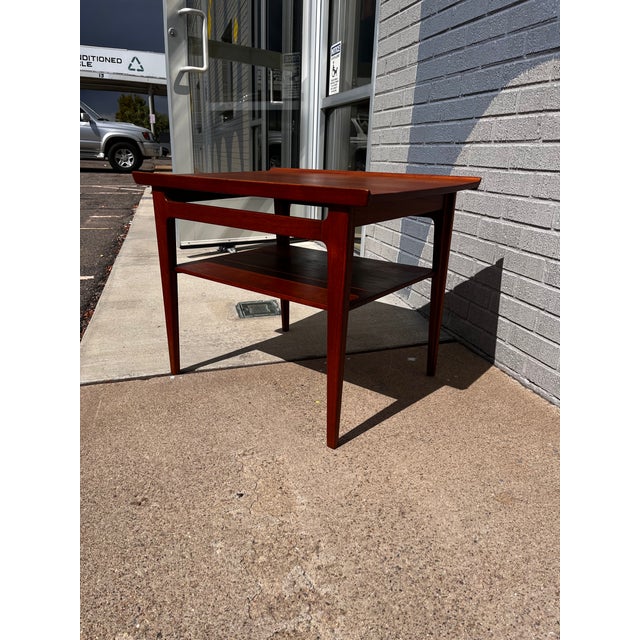 Finn Juhl for France & Son Teak Side Table / End Table, Denmark, circa 1960s Beautiful Danish Modern teak side table...