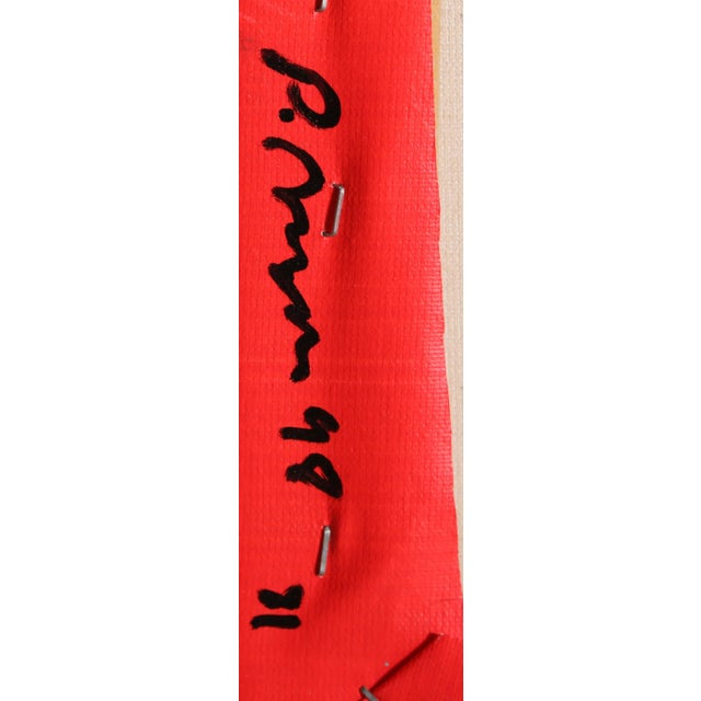 Artist: Peter Mayer, American (1954 - ) Title: Jocelyn Wildenstein (Red/Red) Year: circa 1990 Medium: Acrylic and...