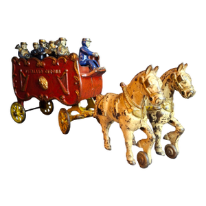 Antique Kenton Overland Circus Band Wagon Cast Iron Toy Original Paint Prewar
