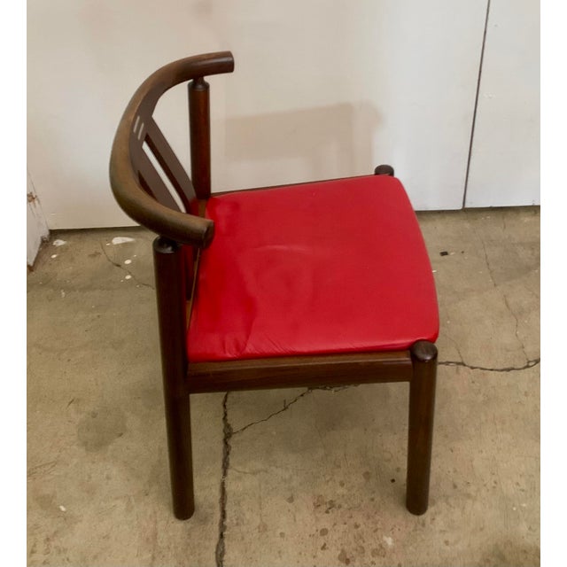 Vintage Mid Century Teak Dining Chairs Attributed to B Hans J.Frydendal for Boltinge, Set of 3 For Sale - Image 10 of 14