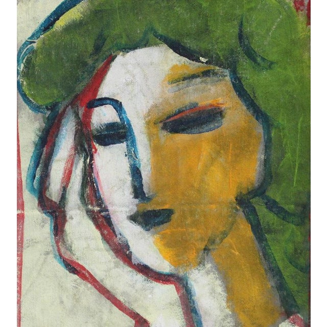 Hidden Portraits V, 1980s, Acrylic on Canvas, Framed For Sale - Image 3 of 10