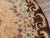 Textile 1880s Beige Ground Floral Folk Art Antique Flatweave American Hooked Round Rug For Sale - Image 7 of 8
