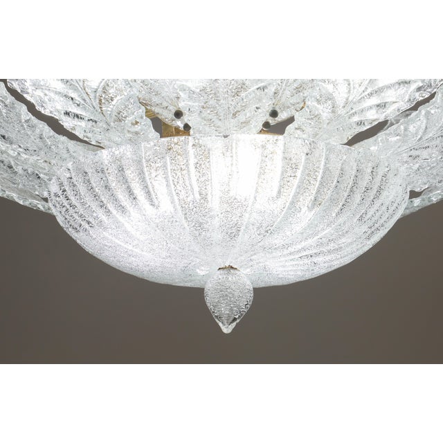 1970s Taormina Murano Ceiling Light and Murano Glass Wall Light - Set of 3 For Sale - Image 13 of 14