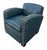 Art Deco Thomas Callaway Art Deco Leather Club Chair 1 of 2 For Sale - Image 3 of 6