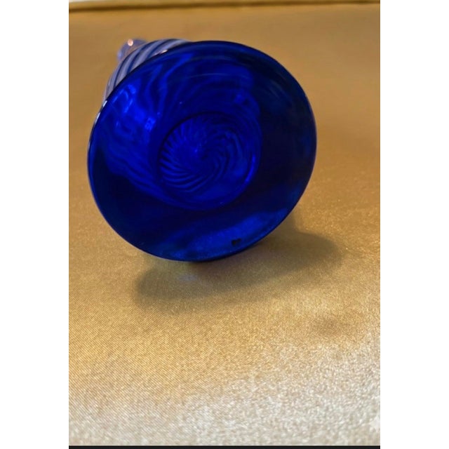 This flawless piece of glassware is from Pasabahce’s “Nightengale’s Eye” It is a hand-blown art glass piece featuring...