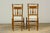 Set of 10 Late 19th Century French Provincial Walnut Dining Chairs in Green Ticking Stripe For Sale - Image 18 of 18