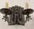 Mid 20th Century Restored Traditional Bronze 2 Arm Wall Sconces - a Pair For Sale - Image 4 of 7