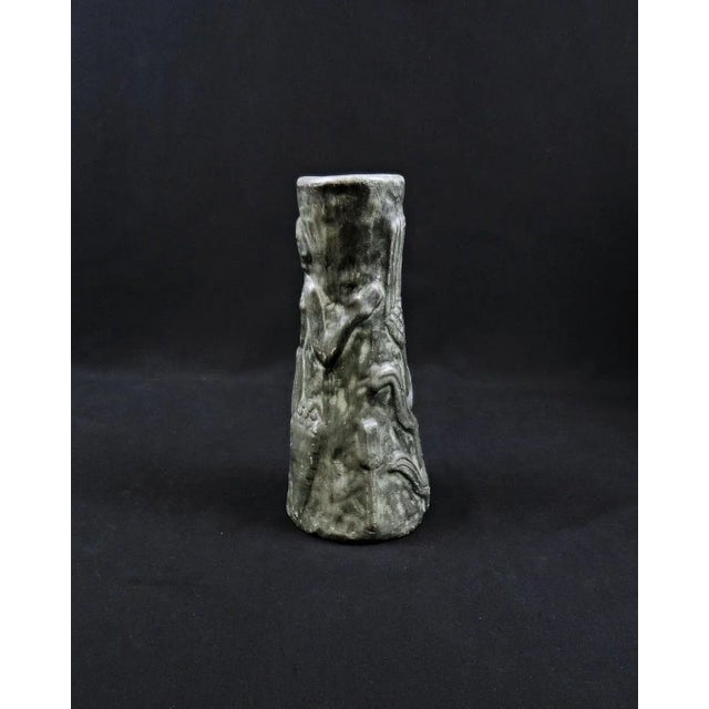 Terracotta vase in the style of Walter Gerhard, Art Deco style, 1960s Born during the mid-century design period, this...