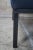 Vintage Parsons Style Minimalist Modern Cocktail Table Blue Ottoman Foot Stool Footrest 61" For Sale - Image 10 of 12