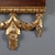 Wood Walnut Mirror with Gilded Carvings, Italy, 19th Century For Sale - Image 7 of 9