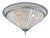 Collection Diamante Ceiling Lamp in Metal and Crystal by Jago For Sale