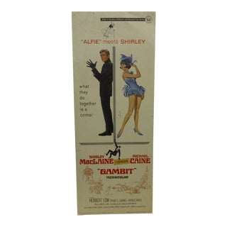 Vintage "Gambit" 1966 Movie Poster For Sale