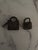 1910s Antique Inscribed Metal Locks, a Pair For Sale - Image 5 of 5