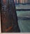David Burliuk Signed Expressionist Oil Painting, Floral Still Life With House-Vase For Sale - Image 4 of 5