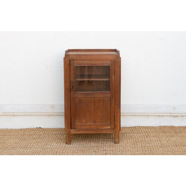Antique Slim British Colonial Cabinet For Sale - Image 9 of 11