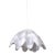 Mid-Century Modern Biomorphic White Resin Pendant Lamp For Sale