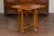 Wood English Walnut Drop-Leaf Table with Faux-Bamboo Base, circa 1900 For Sale - Image 7 of 12
