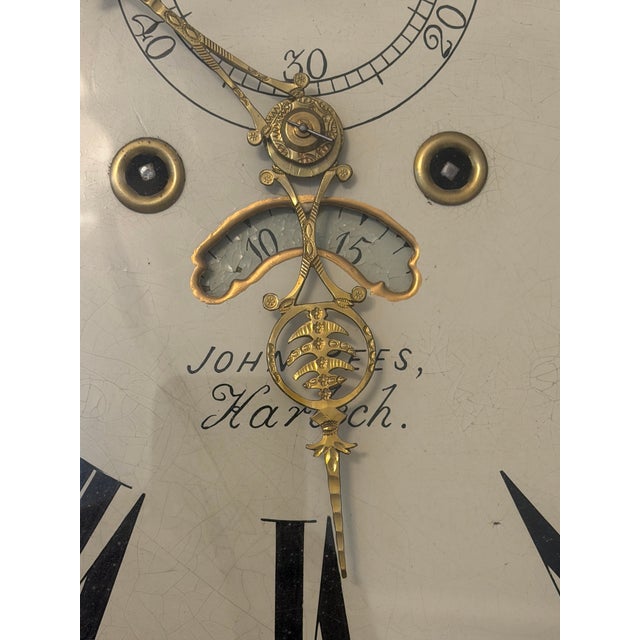 Early 19th Century Welsh Longcase Clock by John Reese of Harlech For Sale - Image 4 of 6