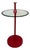 Vintage Red Side Table, 1980s For Sale