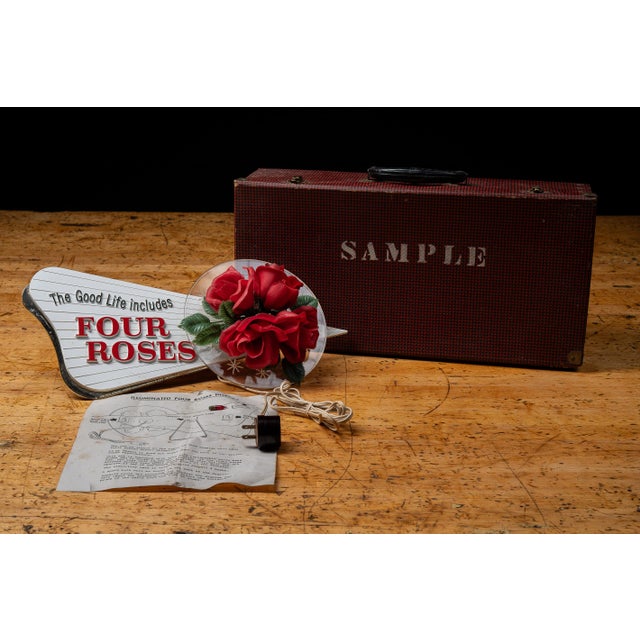c. 1930s-1940s; Majestic Creations, Inc. for Four Roses Distillers Company - New York City, NY Illuminated countertop...