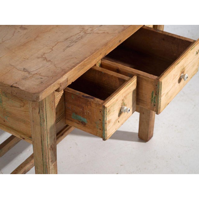 Tyrolean Pine Kitchen Table by Amaru For Sale - Image 5 of 11