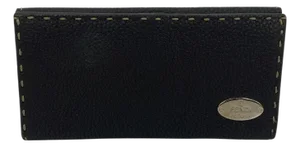 Fendi Dark Brown Selleria Leather Continental Wallet