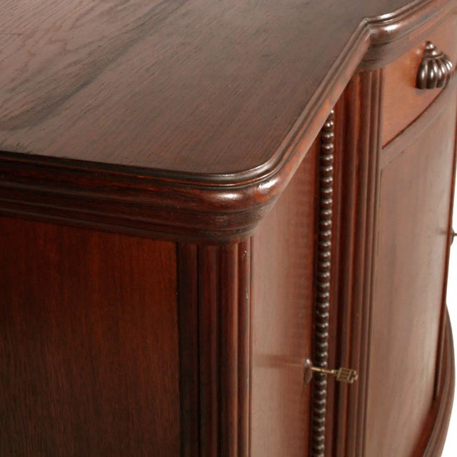 Art Deco Swiss Oak Sideboard from E. Schwarz Zurich, 1930s For Sale - Image 4 of 9