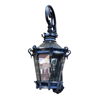 1990s Lantern Exterior Light Fixture For Sale