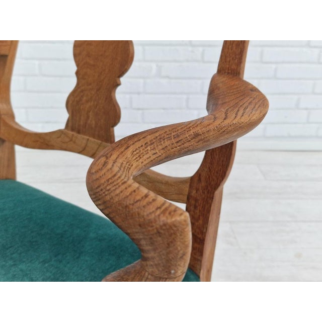 Set of Danish Oak Armchairs, 1960s For Sale - Image 15 of 18