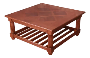 Baker Furniture Milling Road Italian Provincial Coffee Table, Newly Refinished