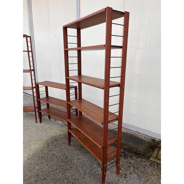 Swedish Triptych Bookcases, 1950s, Set of 3 For Sale - Image 9 of 18